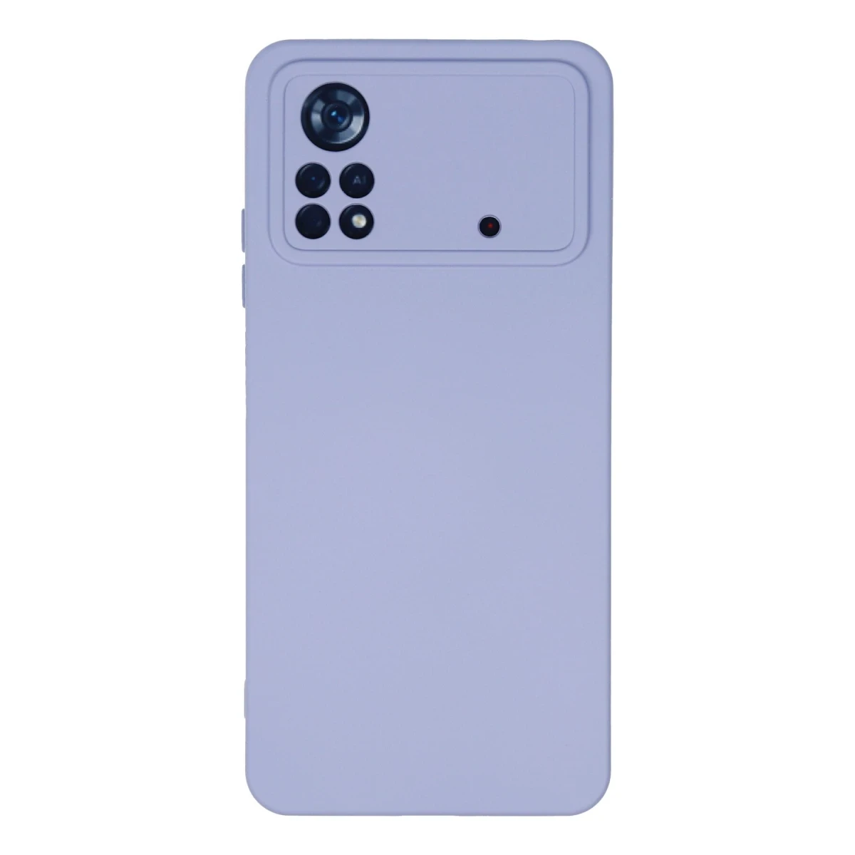 Newface Xiaomi Poco X4 Pro 5G Kılıf Nano içi Kadife Silikon - Lila
