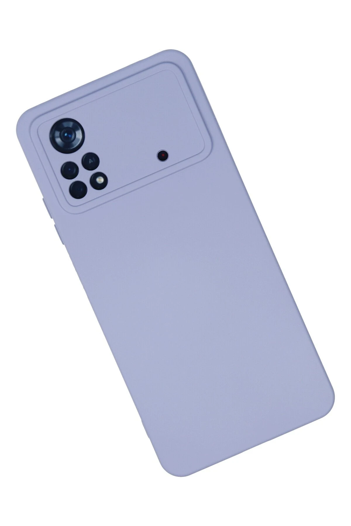 Newface Xiaomi Poco X4 Pro 5G Kılıf Nano içi Kadife Silikon - Lila