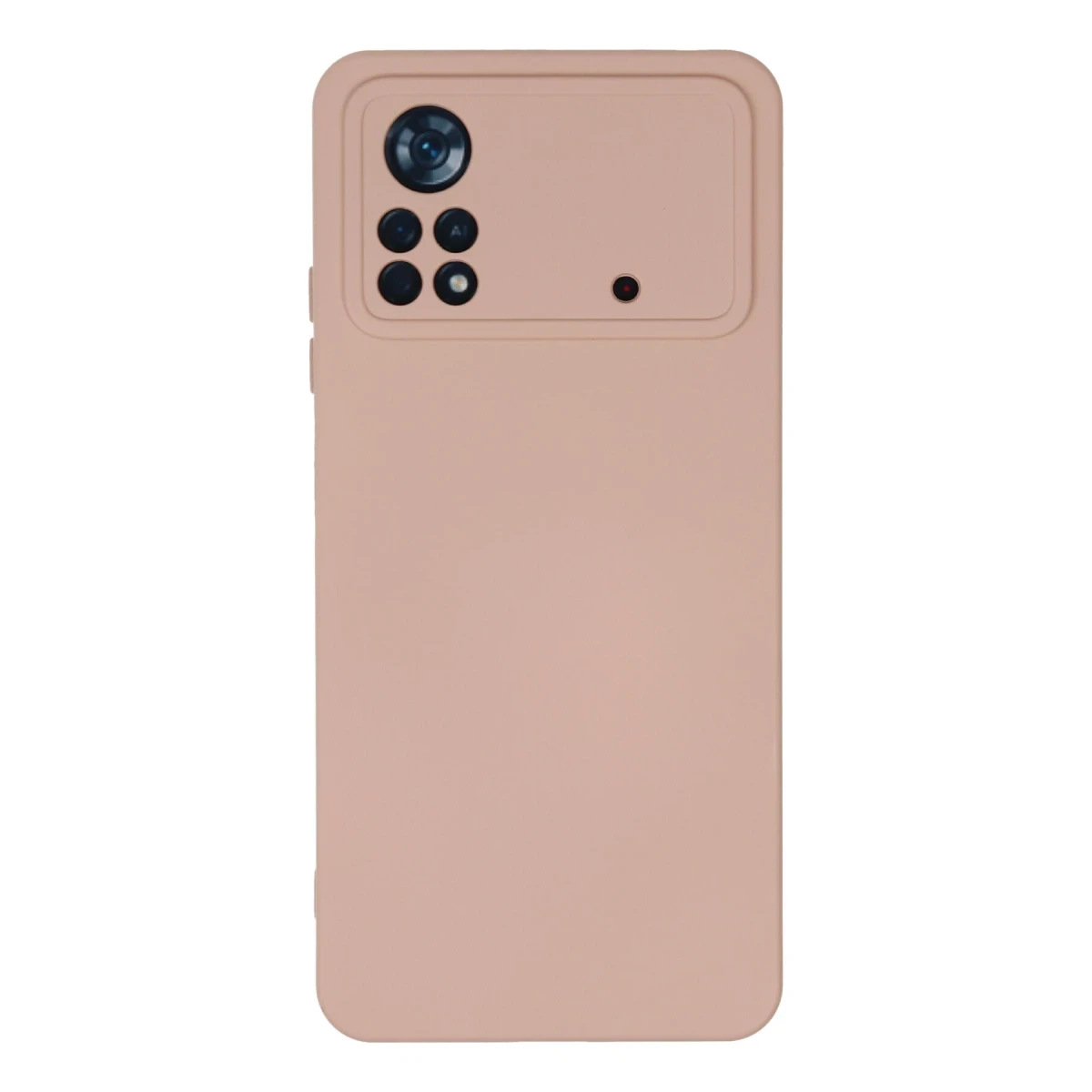 Newface Xiaomi Poco X4 Pro 5G Kılıf Nano içi Kadife Silikon - Pudra