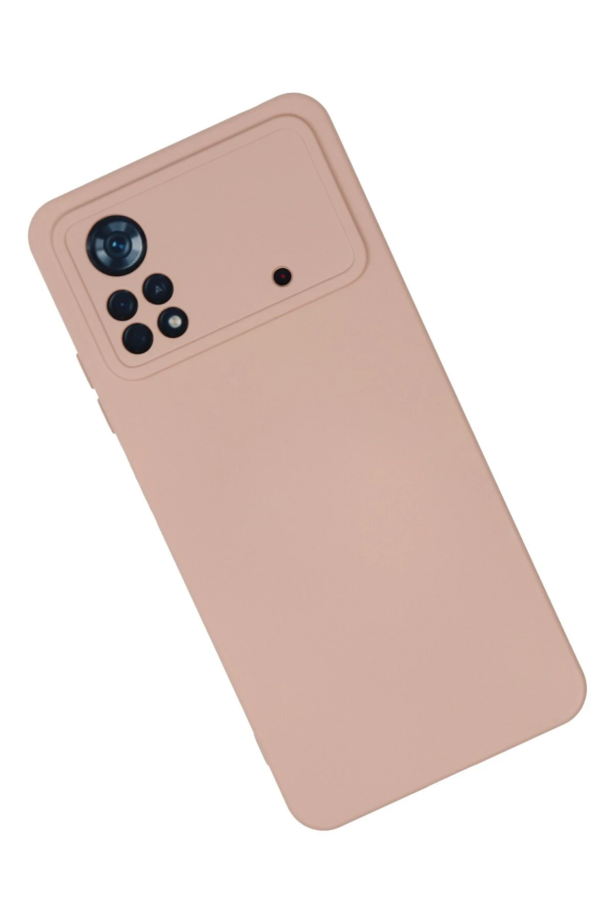 Newface Xiaomi Poco X4 Pro 5G Kılıf Nano içi Kadife Silikon - Pudra
