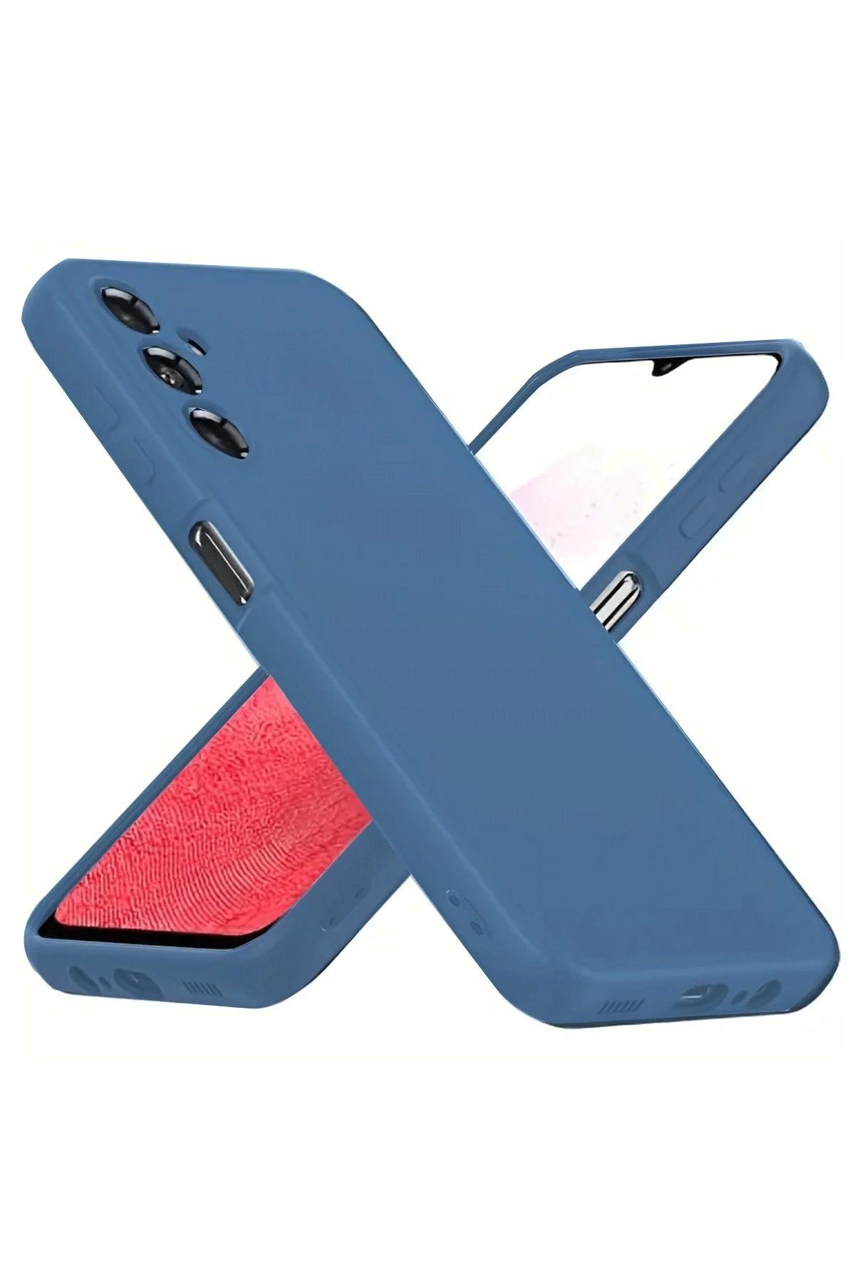 Newface Samsung Galaxy A34 5G Kılıf First Silikon - Mavi