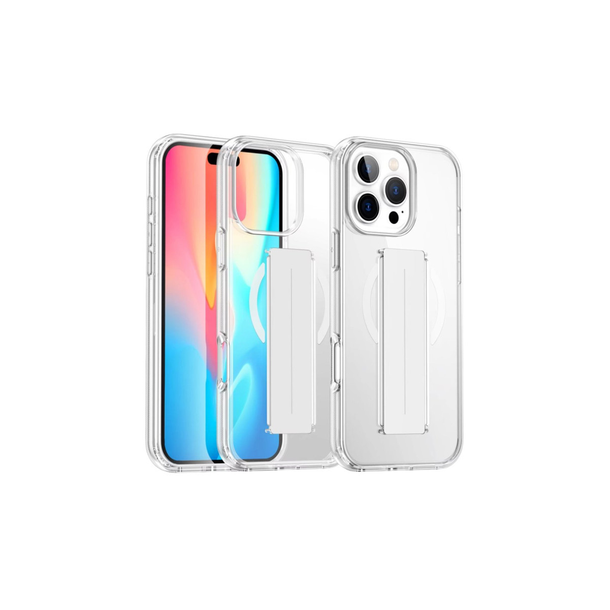 Joko Apple iPhone 16 Pro Kılıf Alfa Magsafe Standlı Kapak - Şeffaf — görsel 7