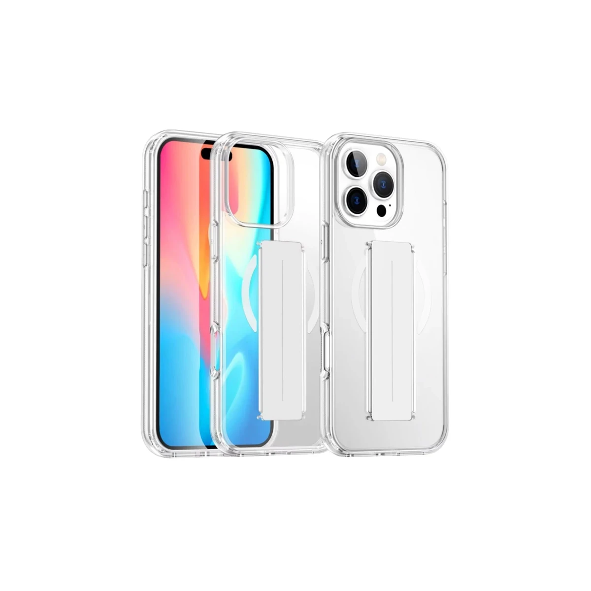 Joko Apple iPhone 16 Pro Max Kılıf Alfa Magsafe Standlı Kapak - Şeffaf — görsel 4