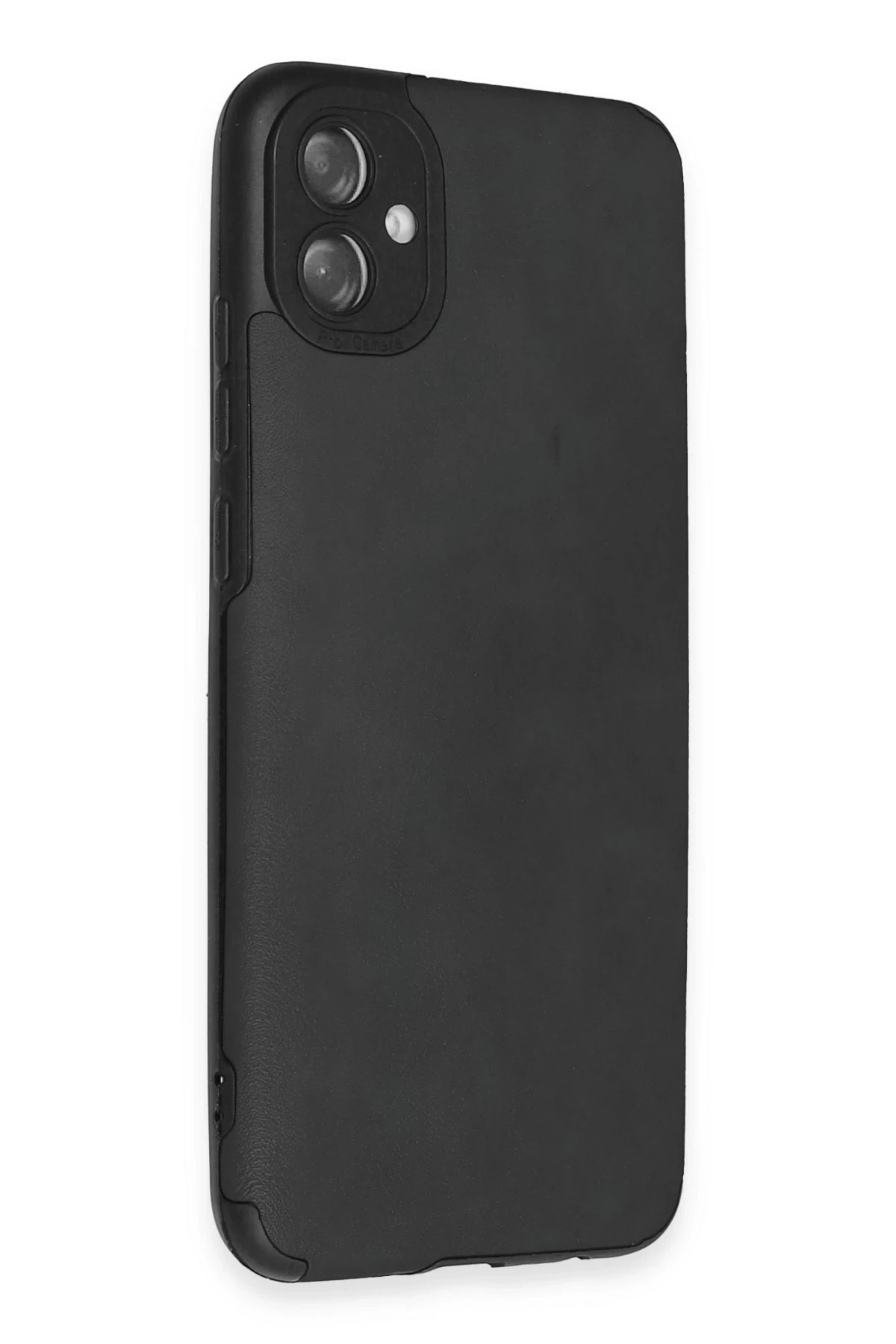 Newface Samsung Galaxy A04E Kılıf Loop Deri Silikon - Siyah