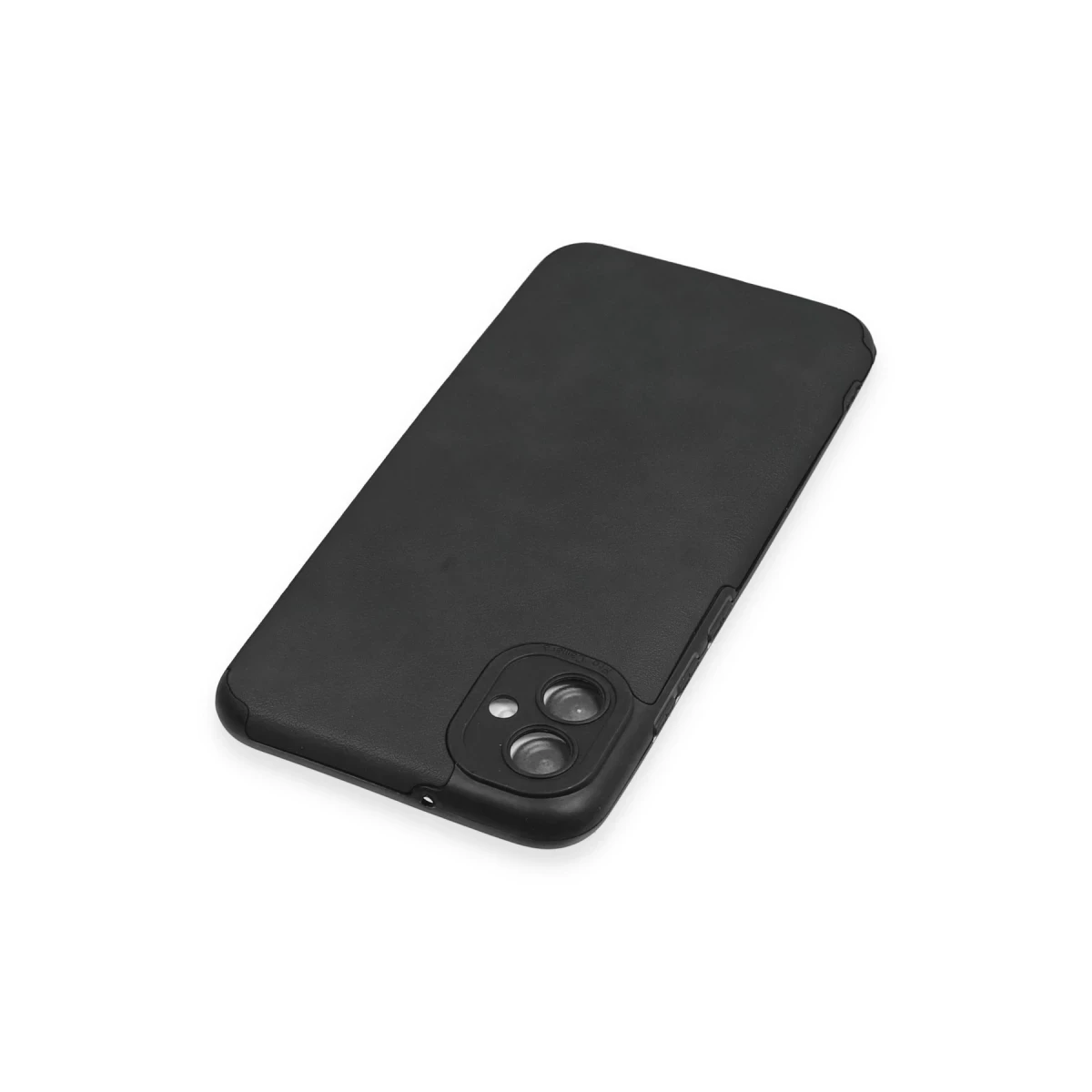 Newface Samsung Galaxy A04E Kılıf Loop Deri Silikon - Siyah