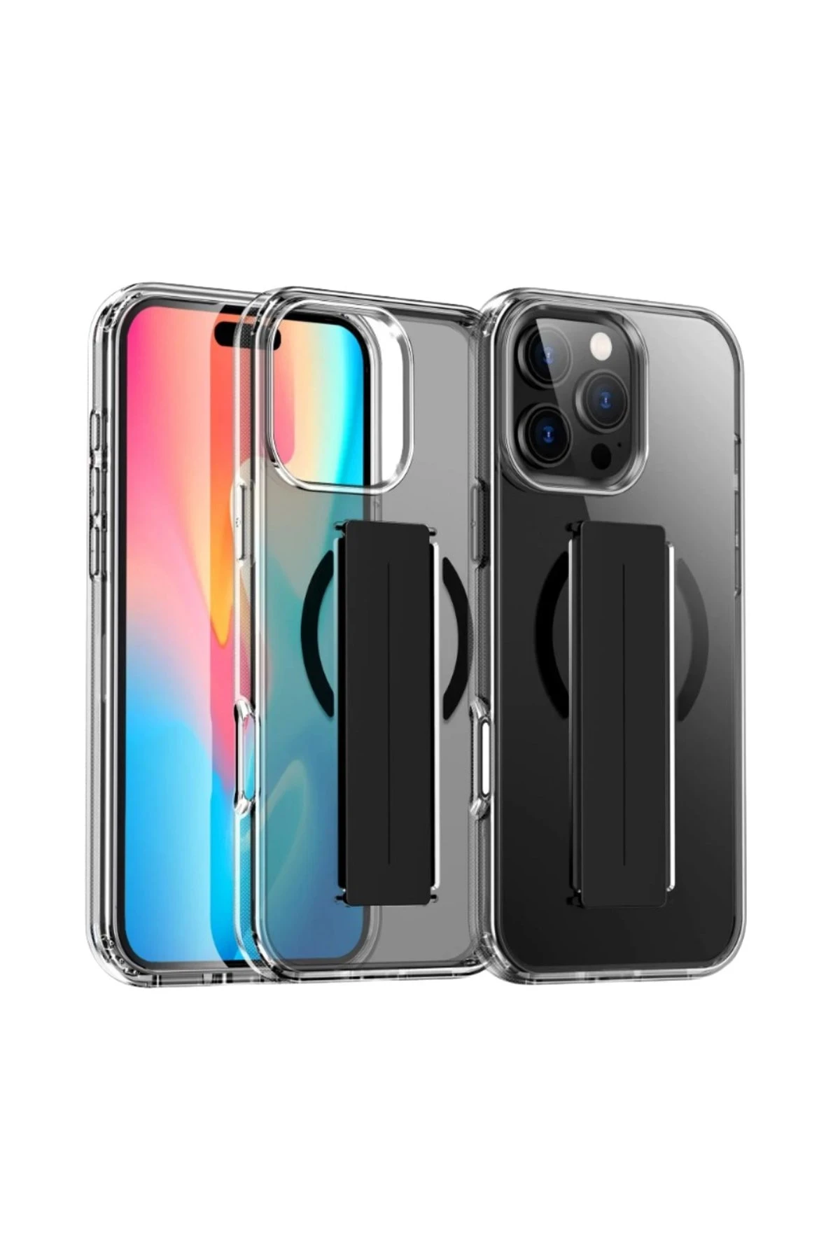 Joko iPhone 16 Pro Max Kılıf Alfa Magsafe Standlı Kapak - Siyah