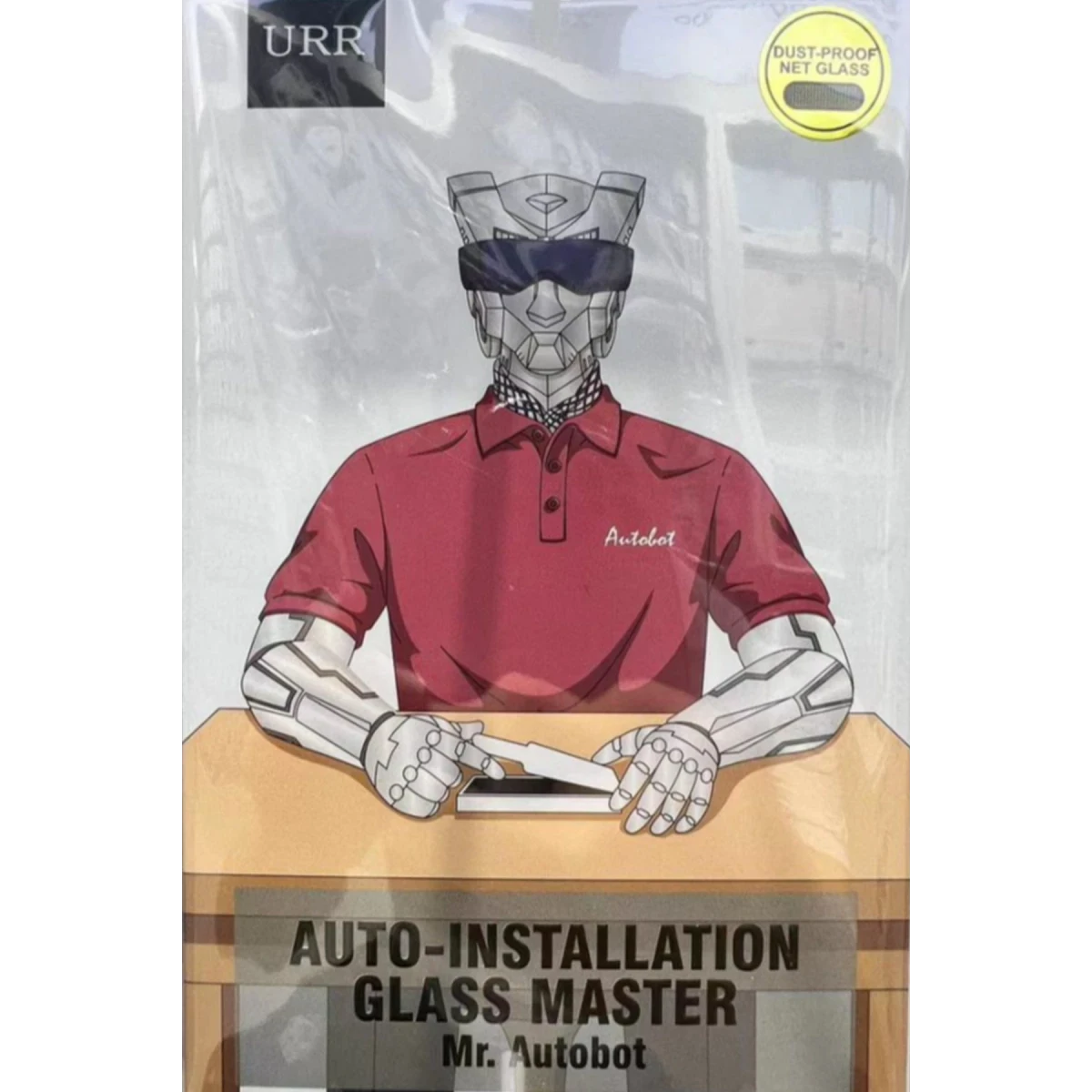 URR Apple iPhone 16 Pro Max AutoKit Antidust HD Cam Ekran Koruyucu - Siyah