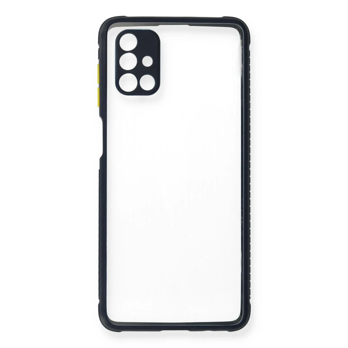 Samsung Galaxy M51 Kılıf Miami Şeffaf Silikon - Lacivert