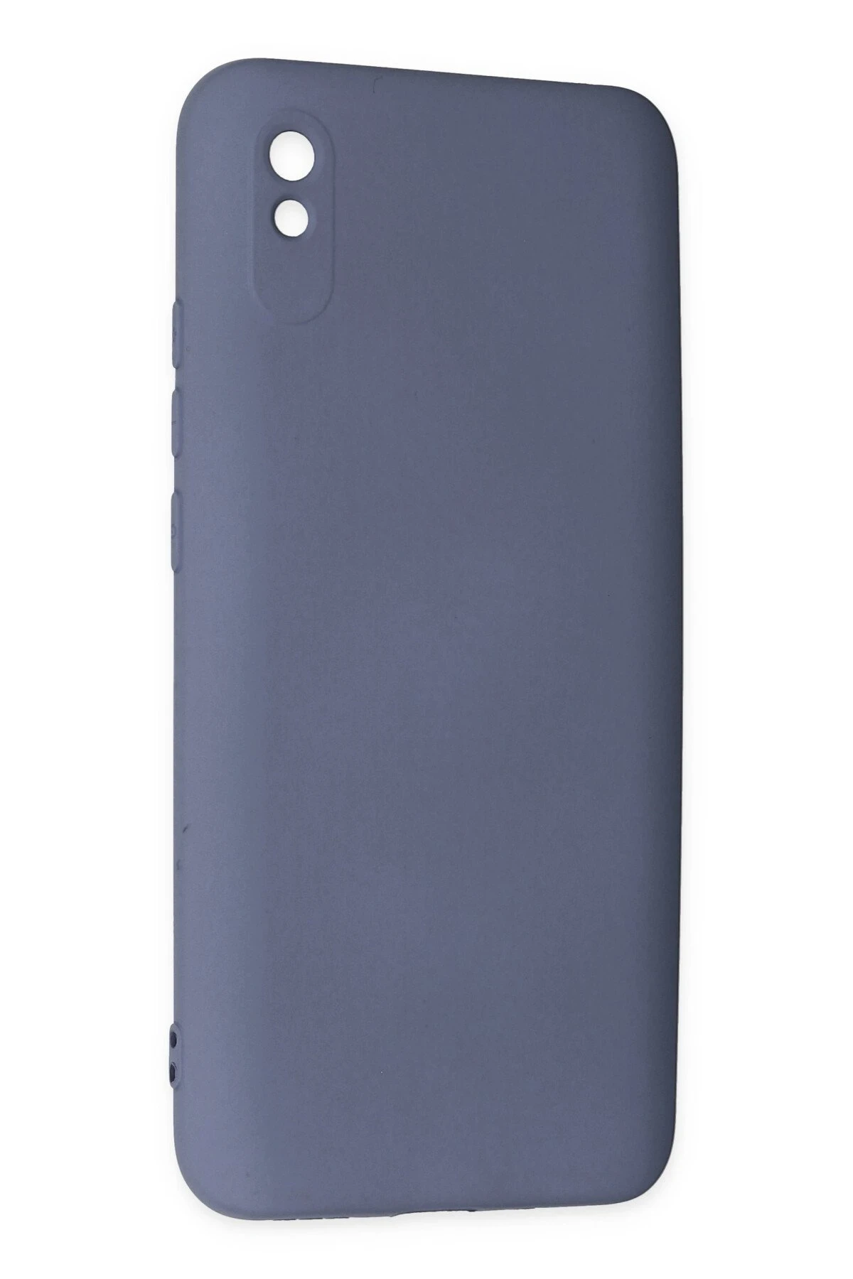Newface Xiaomi Redmi 9A Kılıf Nano içi Kadife Silikon - Gri