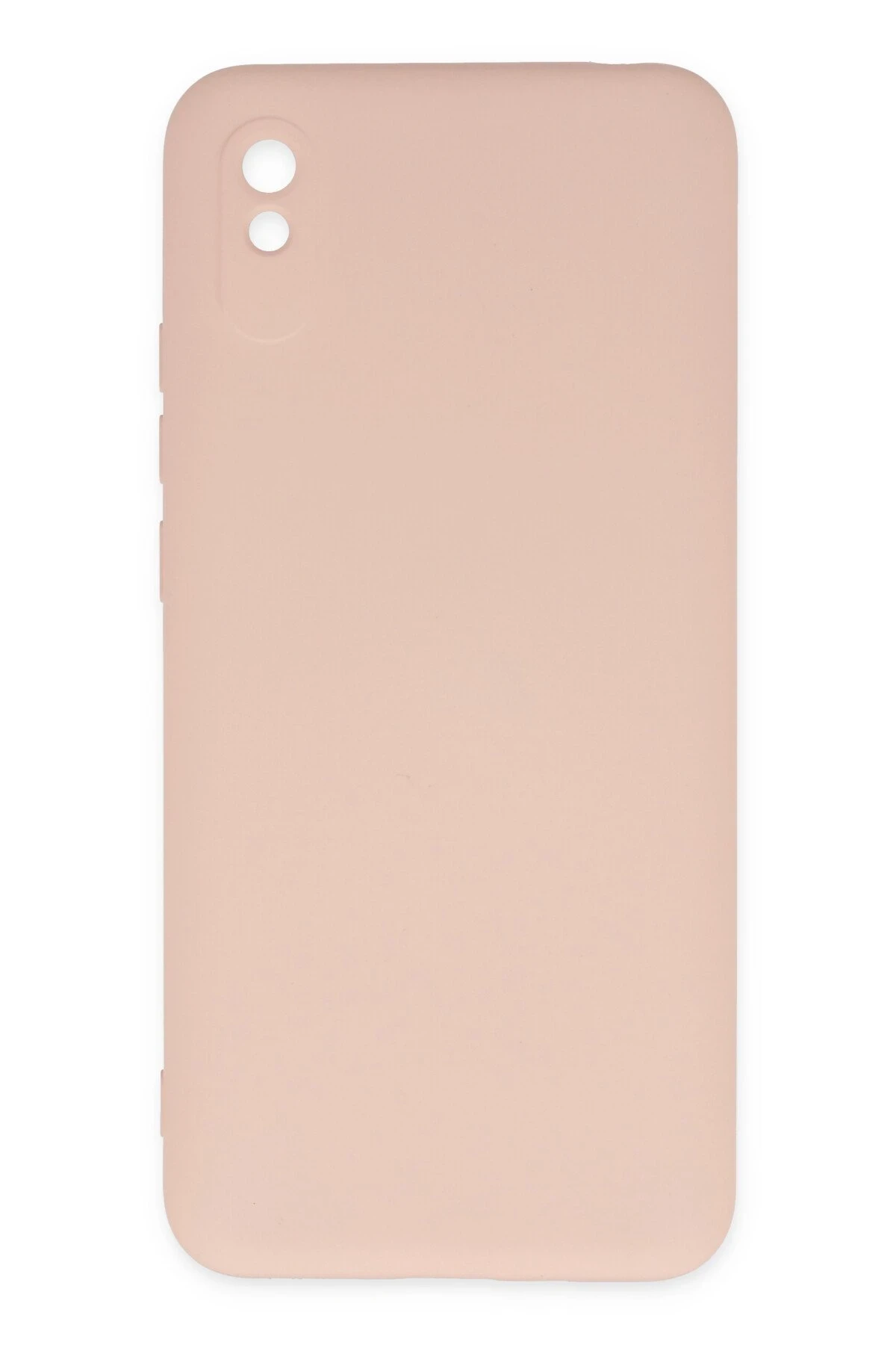Newface Xiaomi Redmi 9A Kılıf Nano içi Kadife Silikon - Pudra