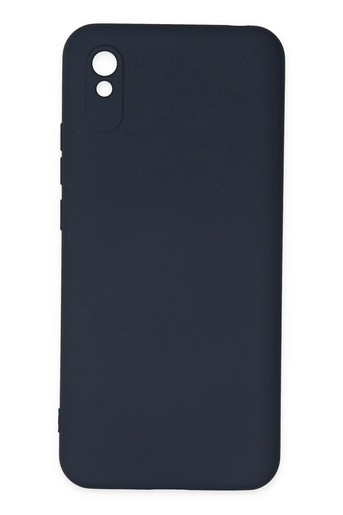 Newface Xiaomi Redmi 9A Kılıf Nano içi Kadife Silikon - Lacivert
