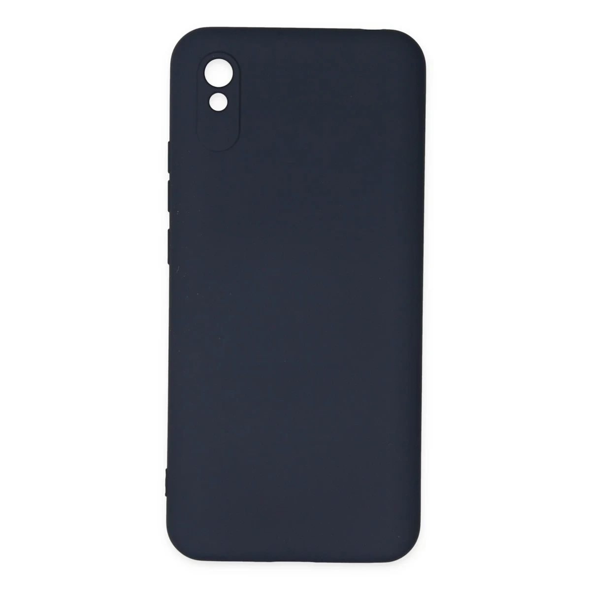 Newface Xiaomi Redmi 9A Kılıf Nano içi Kadife Silikon - Lacivert