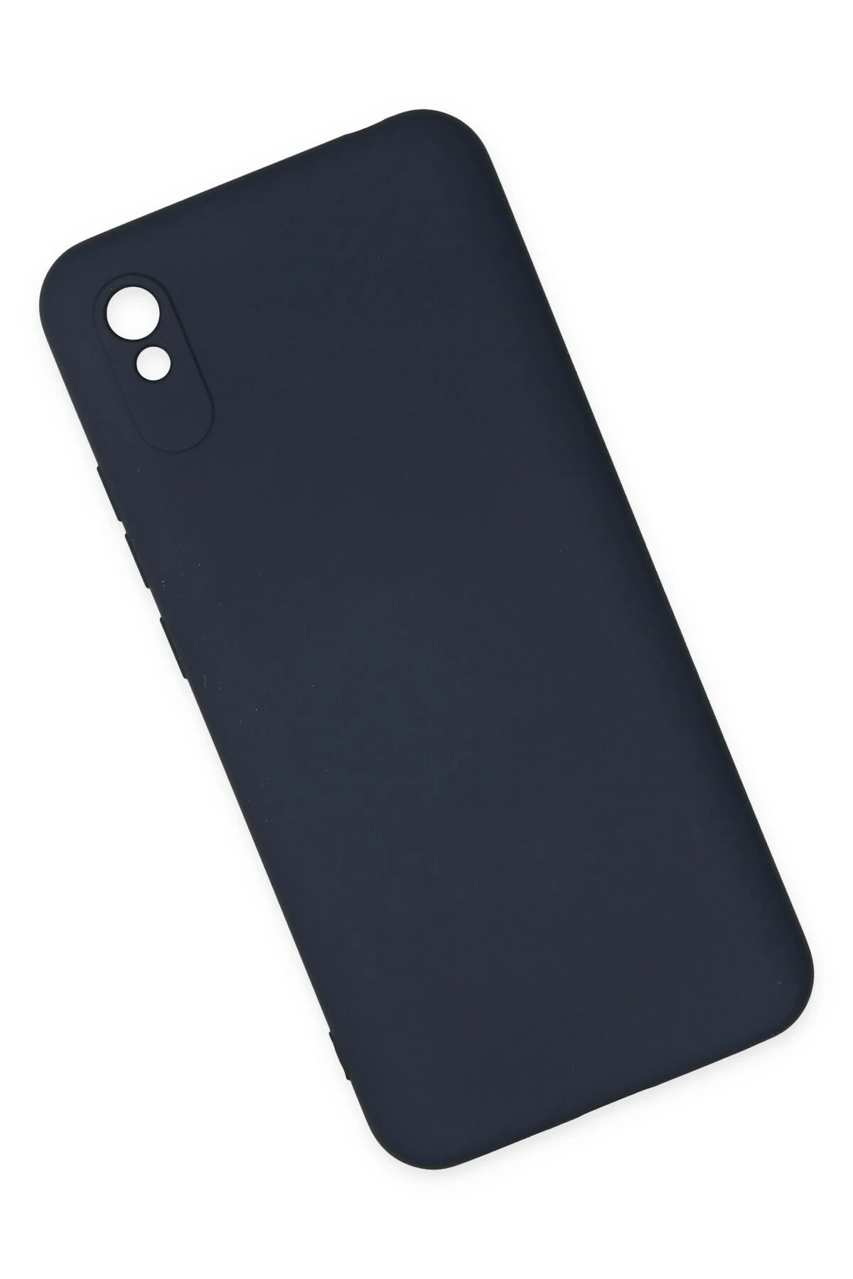 Newface Xiaomi Redmi 9A Kılıf Nano içi Kadife Silikon - Lacivert
