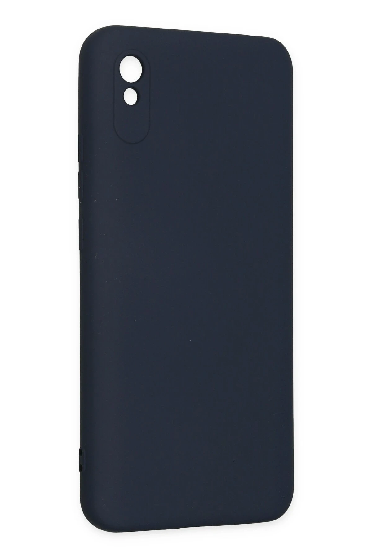 Newface Xiaomi Redmi 9A Kılıf Nano içi Kadife Silikon - Lacivert