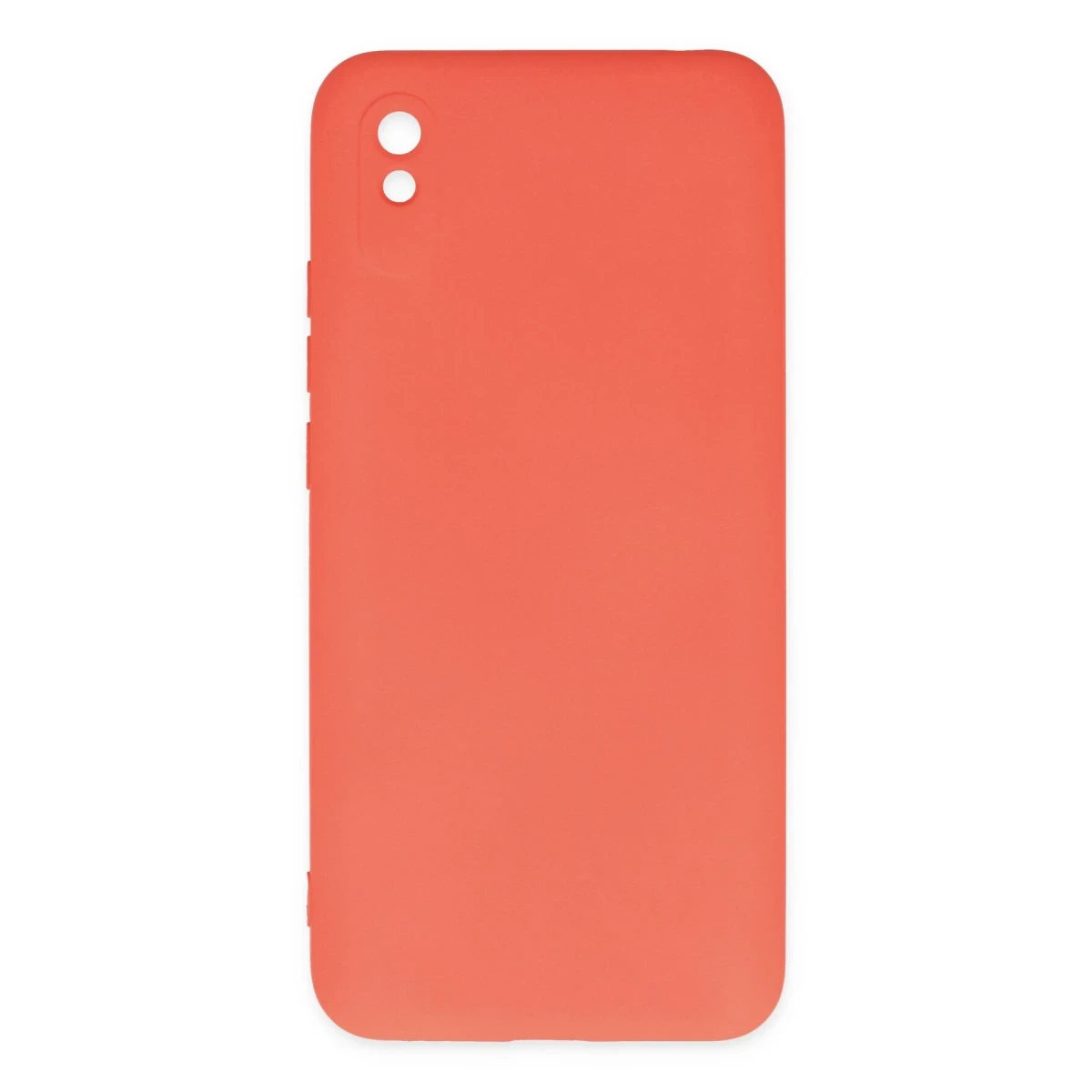 Newface Xiaomi Redmi 9A Kılıf Nano içi Kadife Silikon - Turuncu