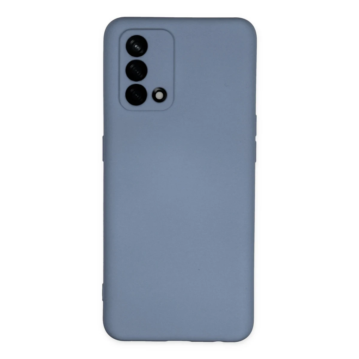 Newface Oppo A74 4G Kılıf Nano içi Kadife Silikon - Gri