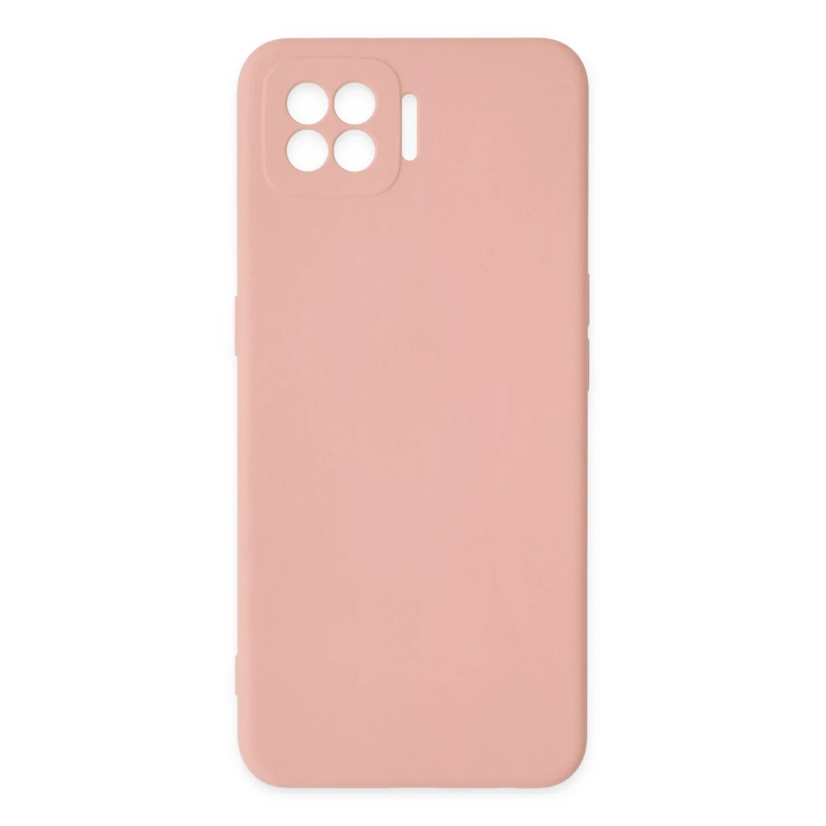 Newface Oppo A73 Kılıf Nano içi Kadife Silikon - Pudra