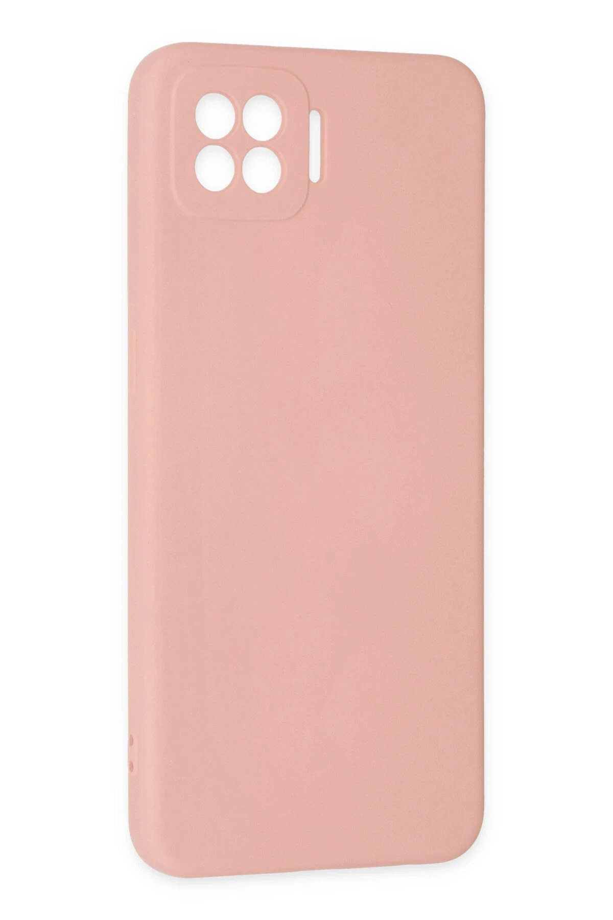 Newface Oppo A73 Kılıf Nano içi Kadife Silikon - Pudra