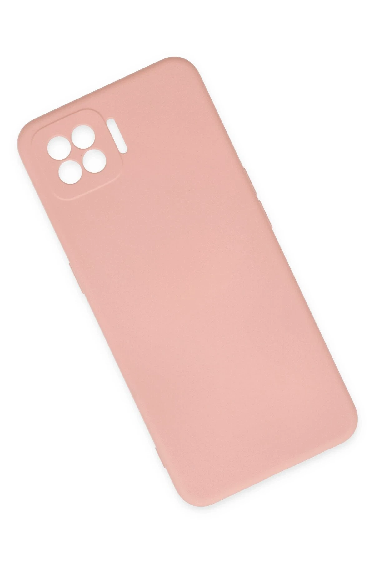 Newface Oppo A73 Kılıf Nano içi Kadife Silikon - Pudra