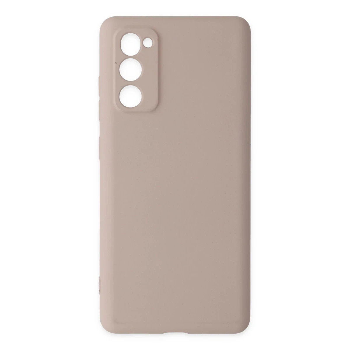 Newface Samsung Galaxy S20 FE Kılıf Nano içi Kadife Silikon - Pudra