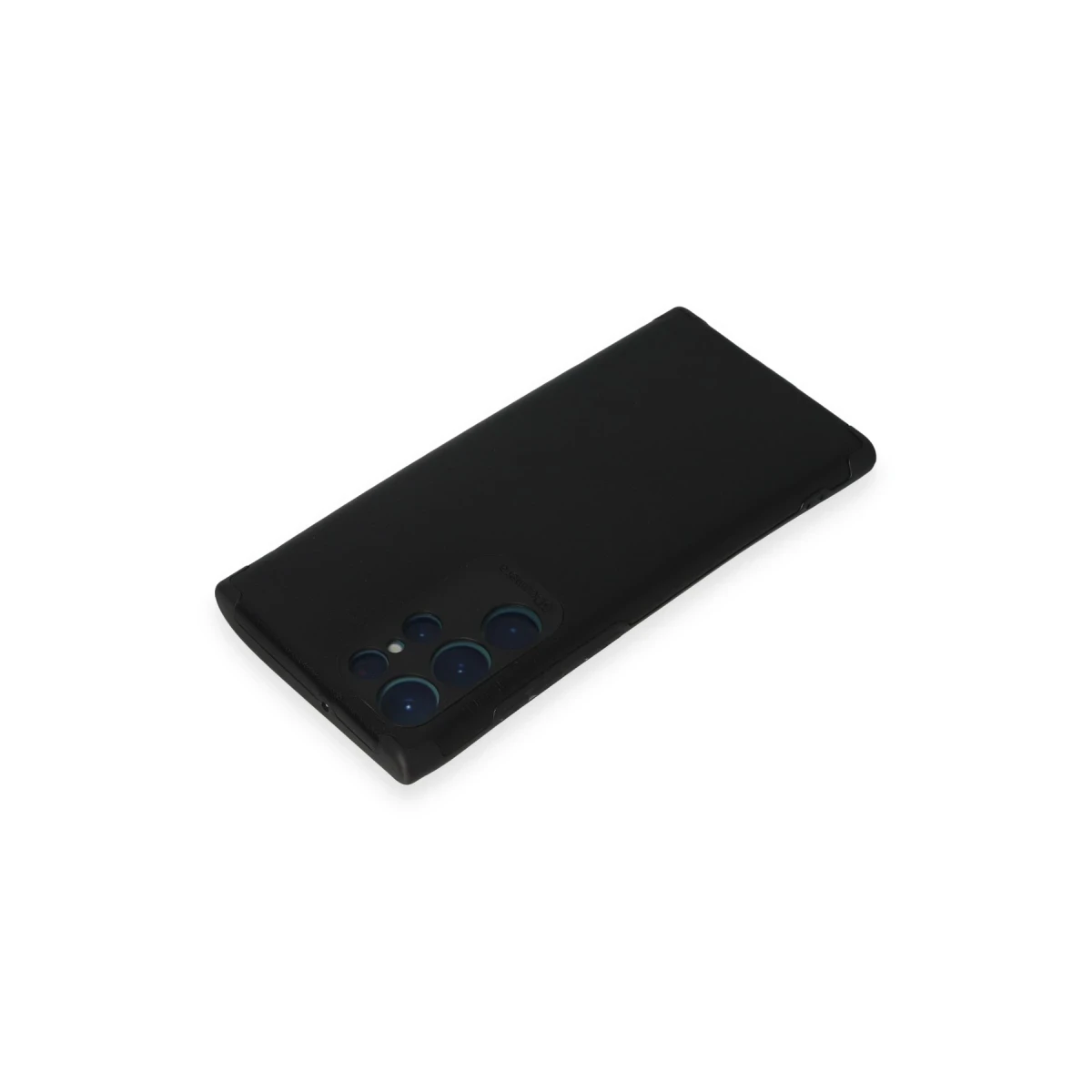 Newface Samsung Galaxy S22 Ultra Kılıf Loop Deri Silikon - Siyah