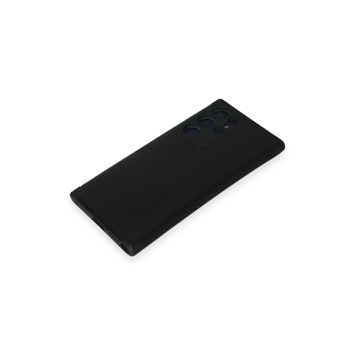 Newface Samsung Galaxy S22 Ultra Kılıf Loop Deri Silikon - Siyah