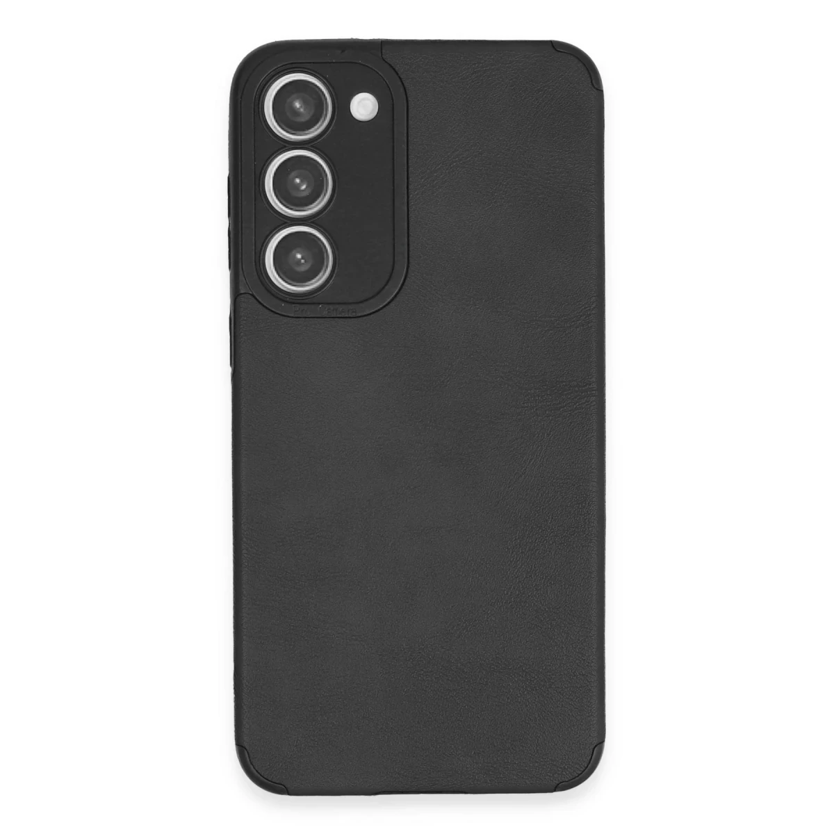 Newface Samsung Galaxy S23 Plus Kılıf Loop Deri Silikon - Siyah