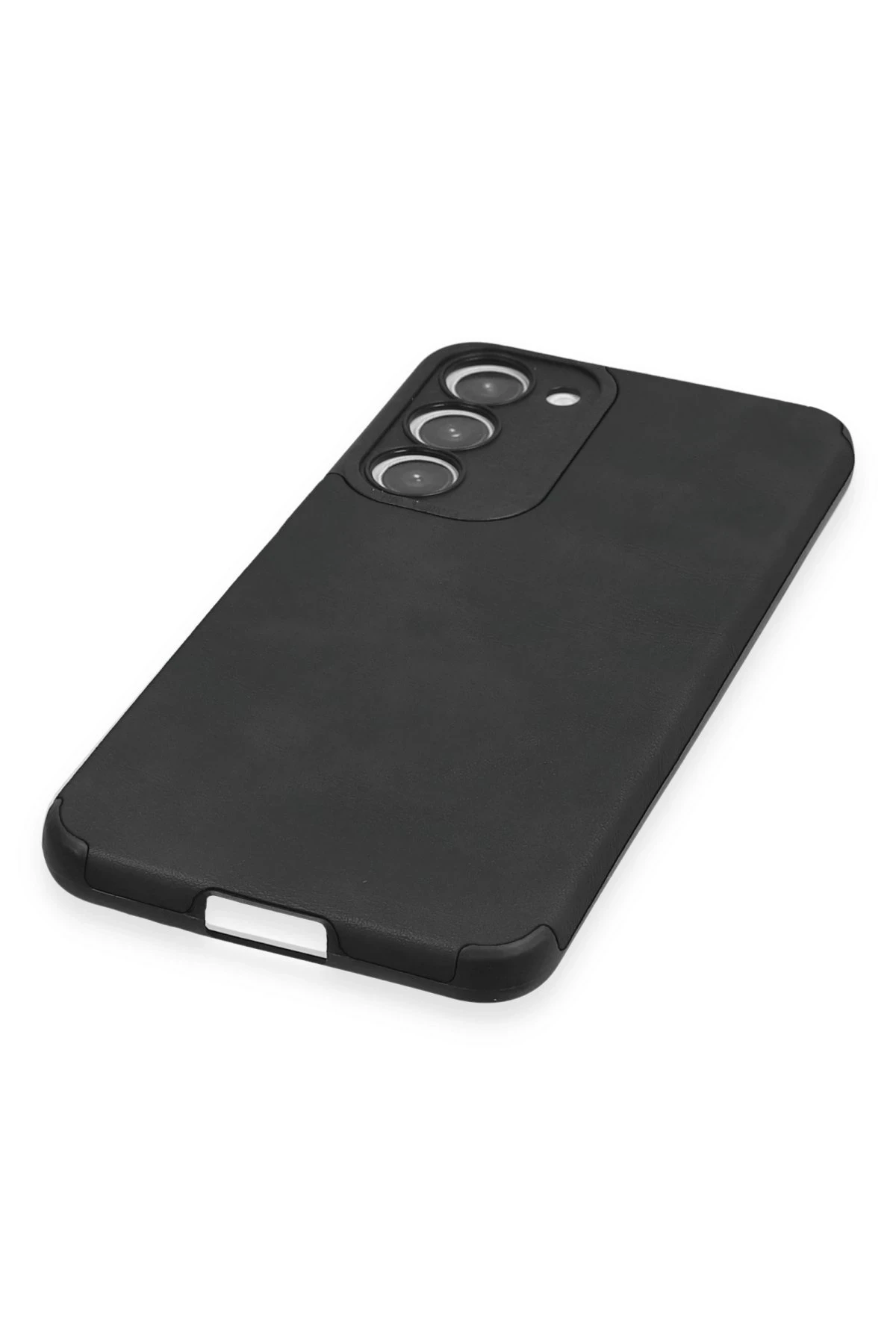 Newface Samsung Galaxy S23 Plus Kılıf Loop Deri Silikon - Siyah