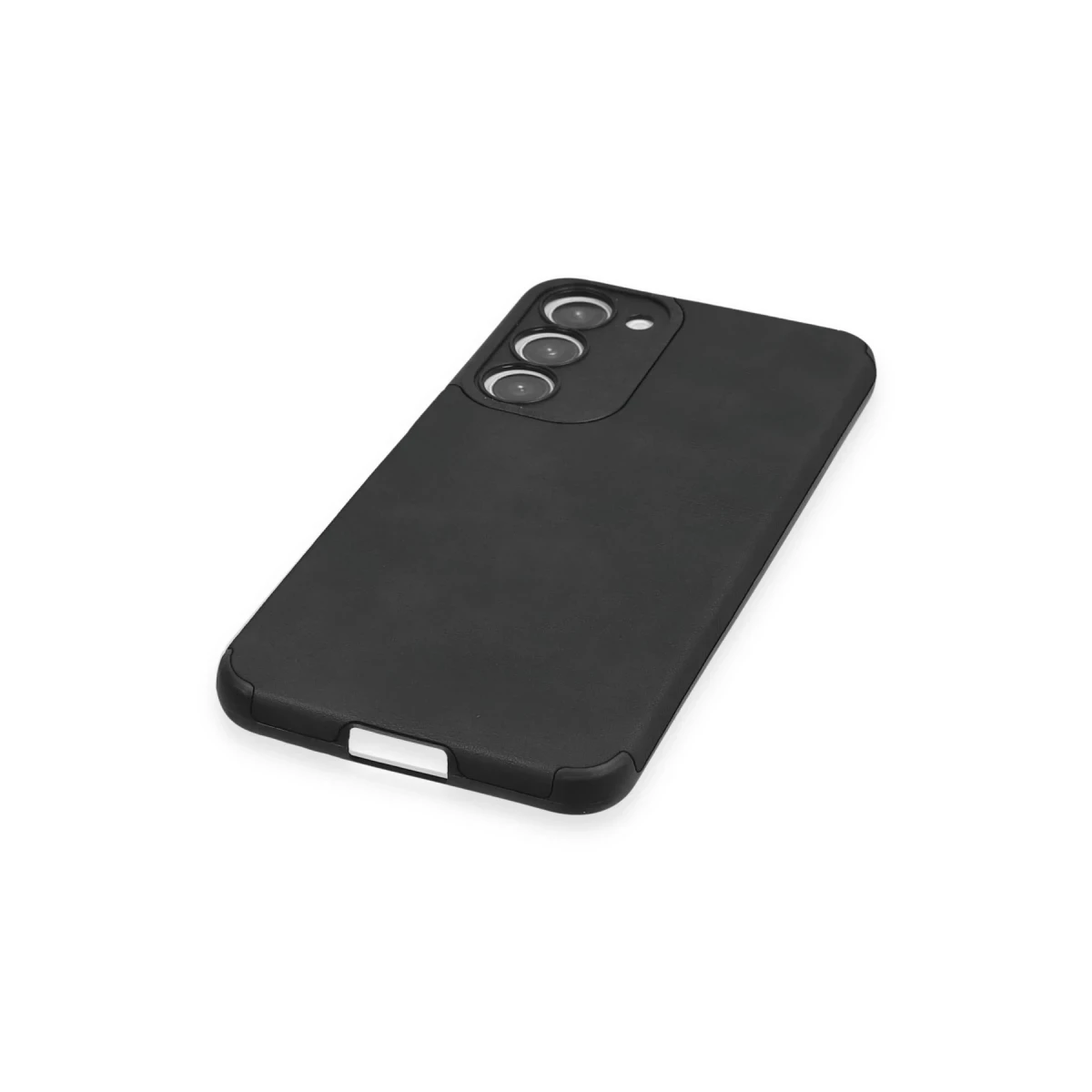 Newface Samsung Galaxy S23 Plus Kılıf Loop Deri Silikon - Siyah