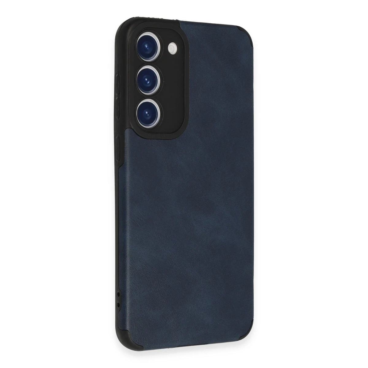 Newface Samsung Galaxy S23 Plus Kılıf Loop Deri Silikon - Lacivert
