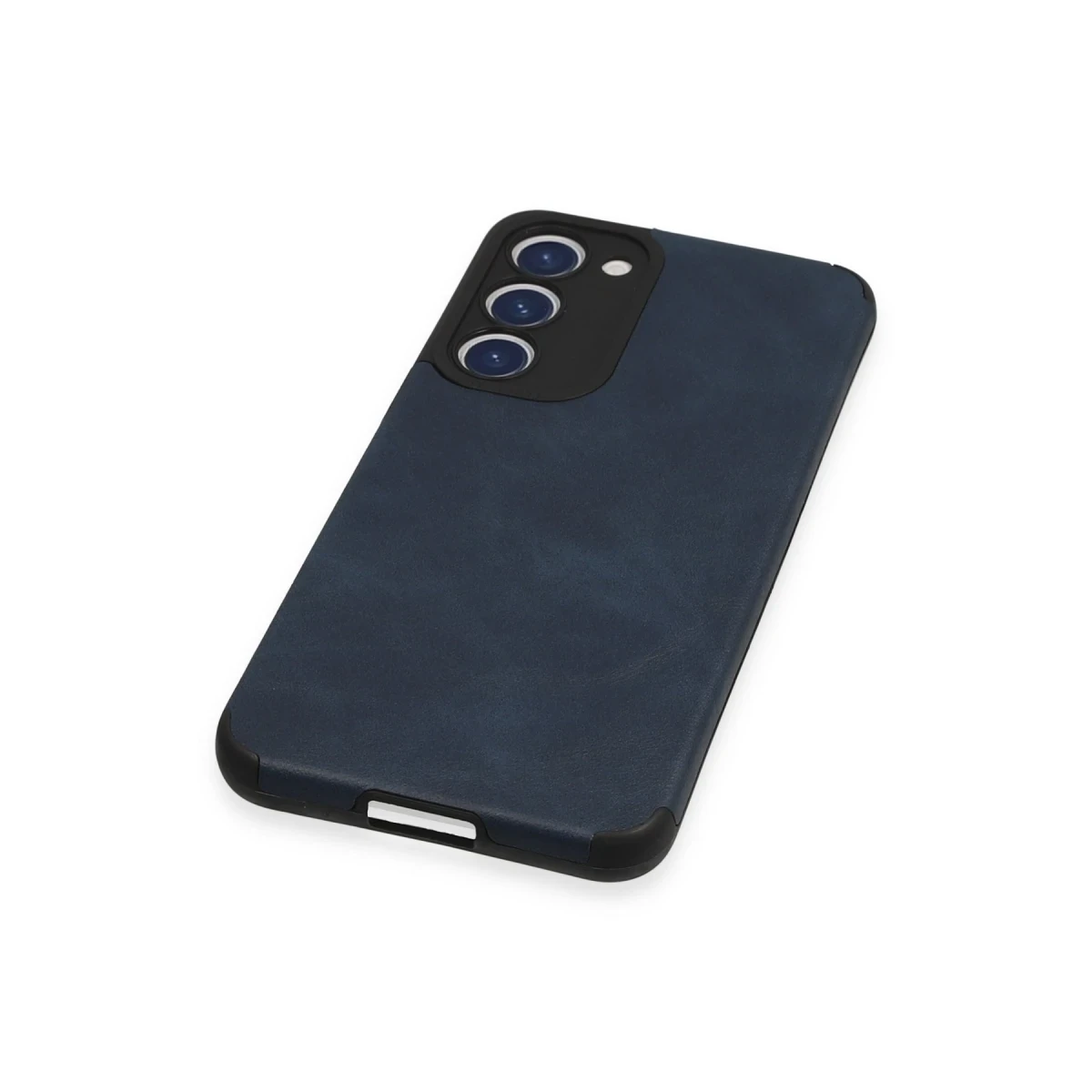 Newface Samsung Galaxy S23 Plus Kılıf Loop Deri Silikon - Lacivert