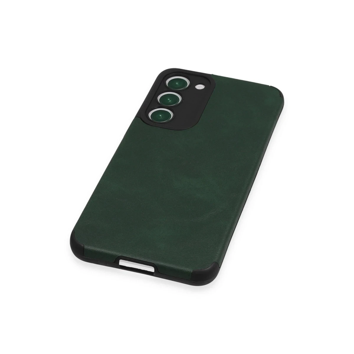 Newface Samsung Galaxy S23 Plus Kılıf Loop Deri Silikon - Yeşil