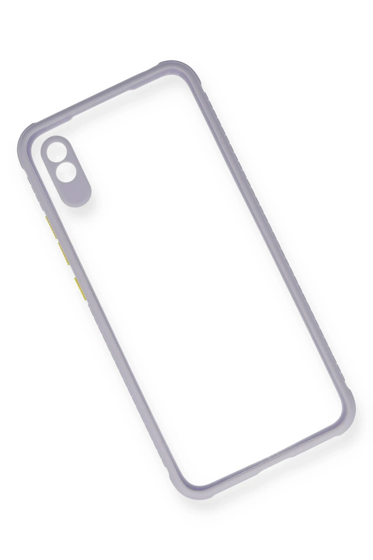 Newface Xiaomi Redmi 9A Kılıf Miami Şeffaf Silikon - Lila