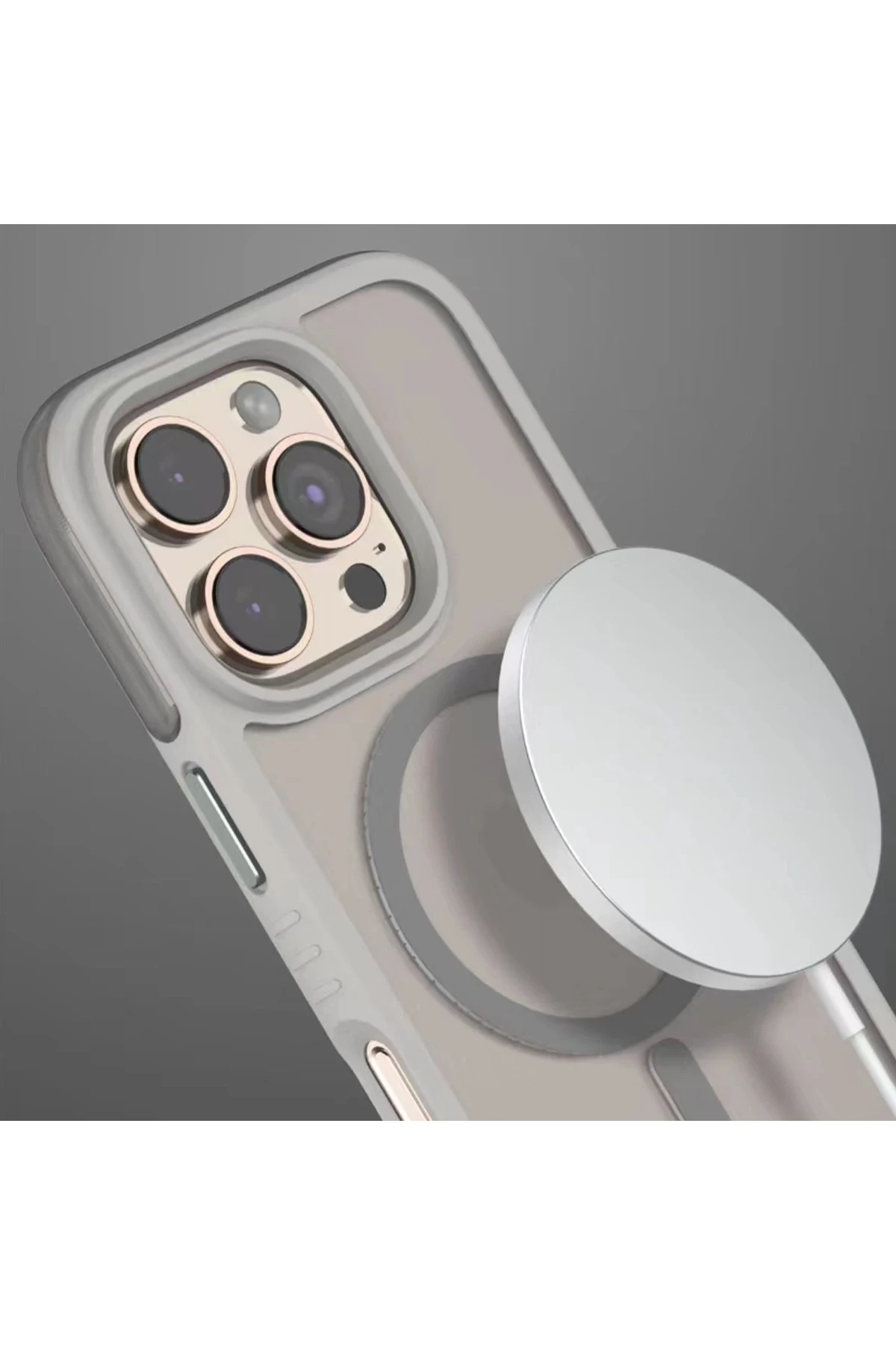 Venco iPhone 16 Pro Max Orbit Magsafe Kapak - Rose Gold