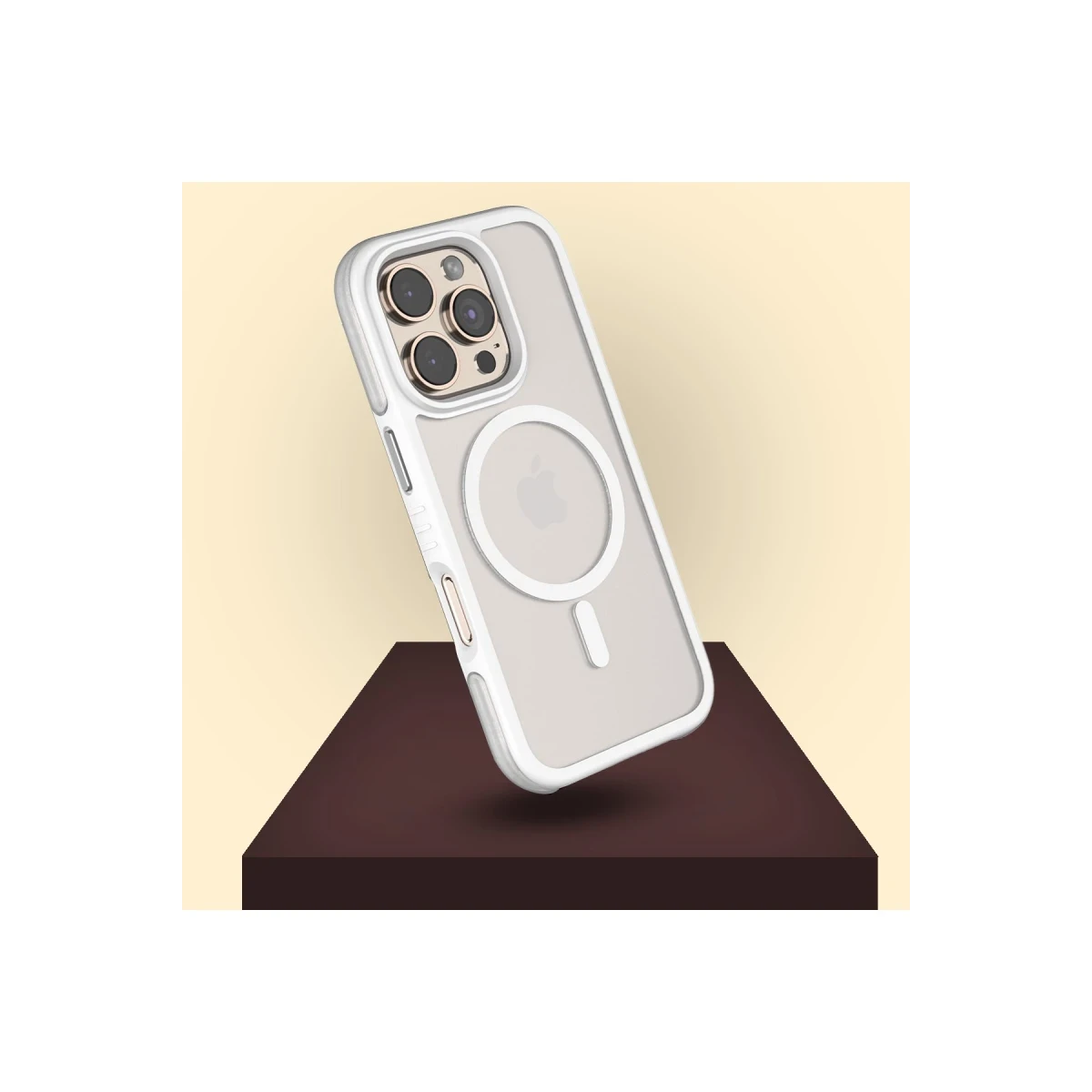 Venco Apple iPhone 16 Pro Max Orbit Magsafe Kapak - Rose Gold
