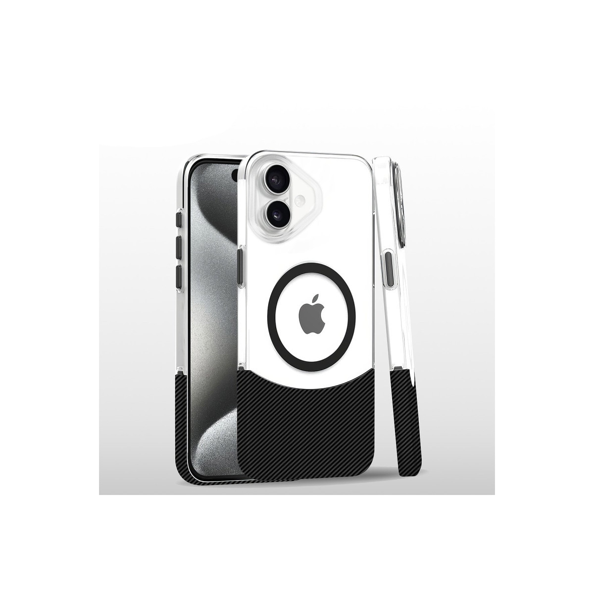Joko Apple iPhone 16 Plus Carbon Puzzle Magsafe Kapak - Siyah — görsel 7