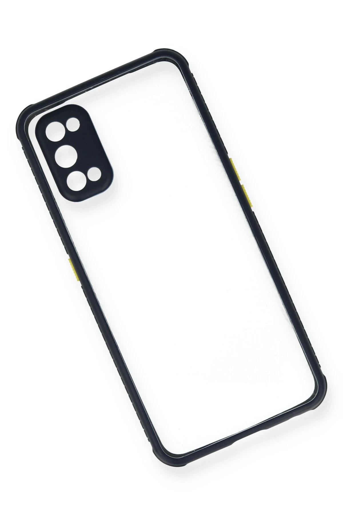 Newface Realme 7 Pro Kılıf Miami Şeffaf Silikon - Lacivert