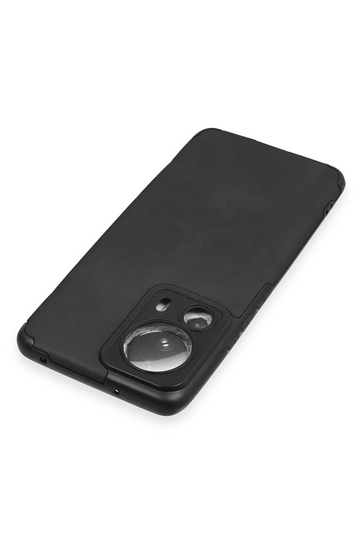 Newface Xiaomi Mi 13 Lite Kılıf Loop Deri Silikon - Siyah