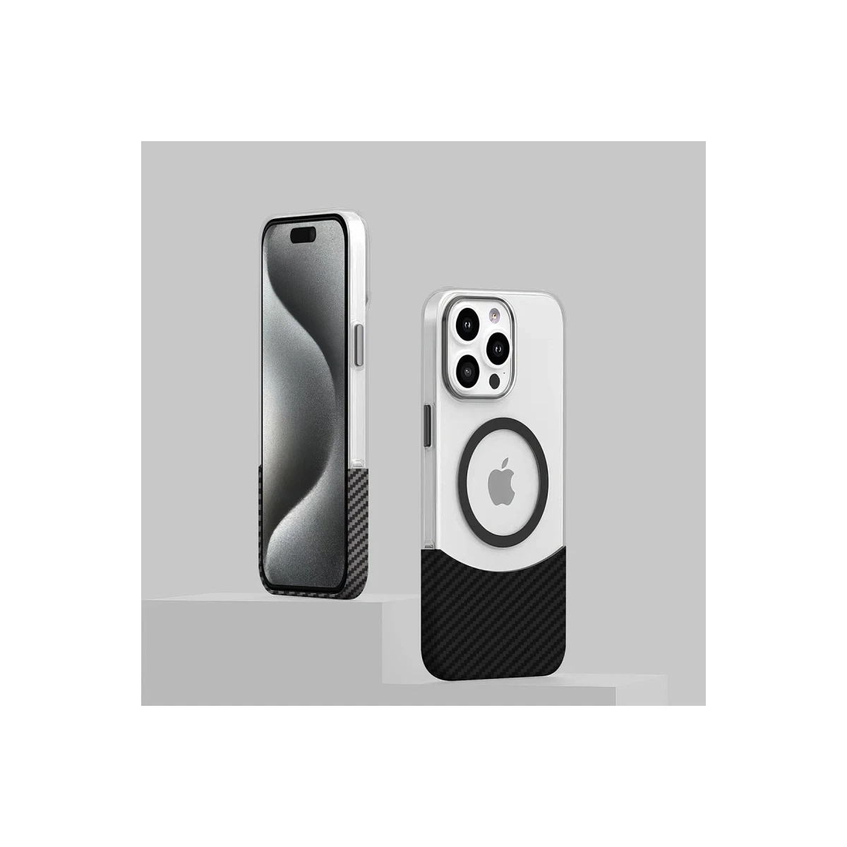 Joko Apple iPhone 16 Pro Carbon Puzzle Magsafe Kapak - Siyah — görsel 6
