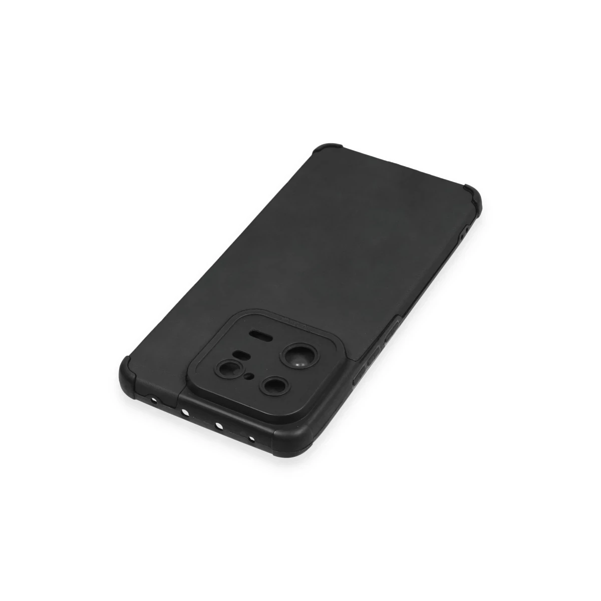 Newface Xiaomi Mi 13 Pro Kılıf Loop Deri Silikon - Siyah