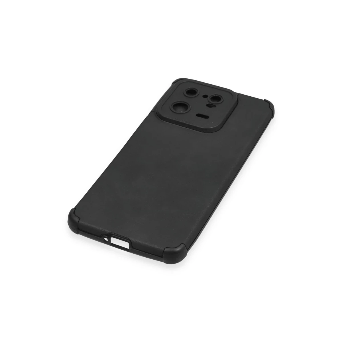 Newface Xiaomi Mi 13 Pro Kılıf Loop Deri Silikon - Siyah
