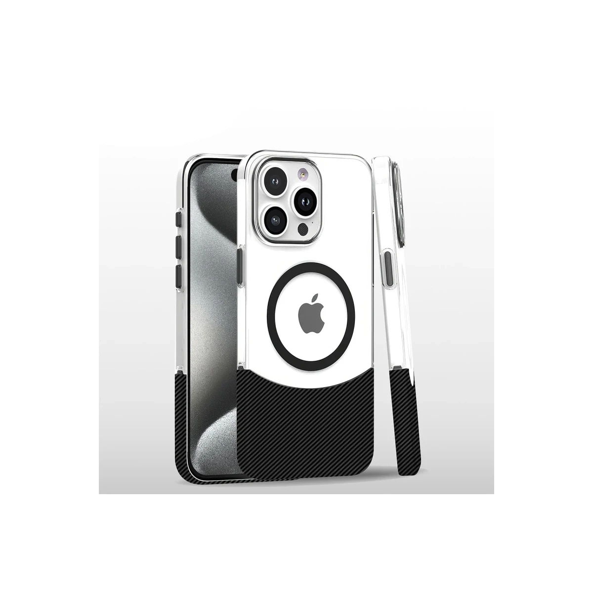 Joko Apple iPhone 16 Pro Max Carbon Puzzle Magsafe Kapak - Siyah — görsel 4