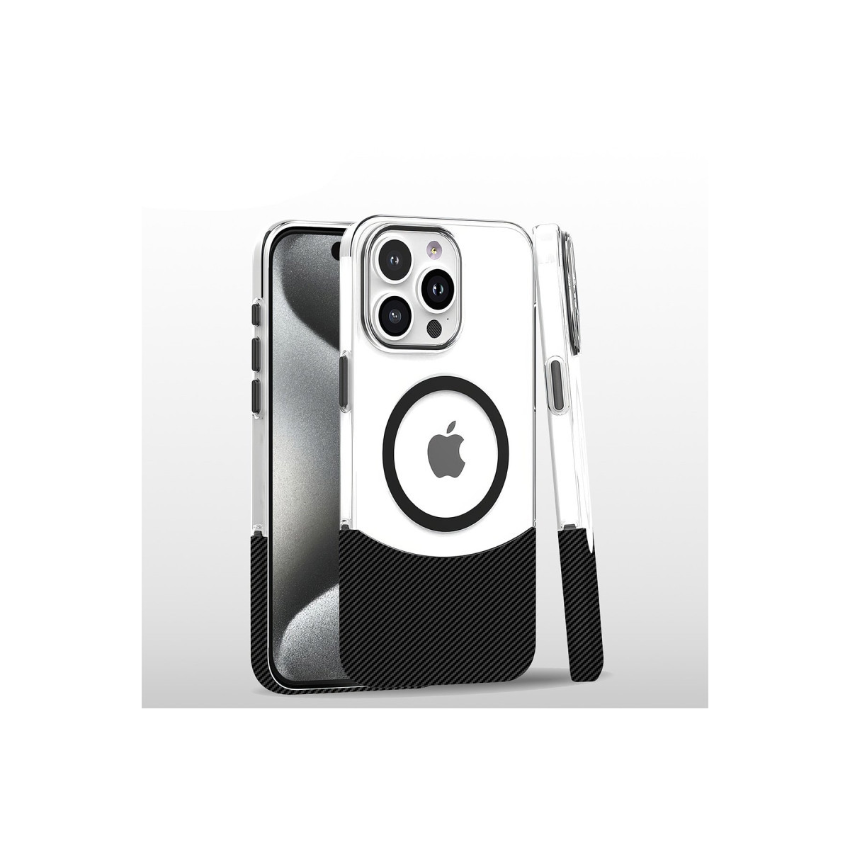 Joko Apple iPhone 16 Pro Max Carbon Puzzle Magsafe Kapak - Siyah — görsel 7