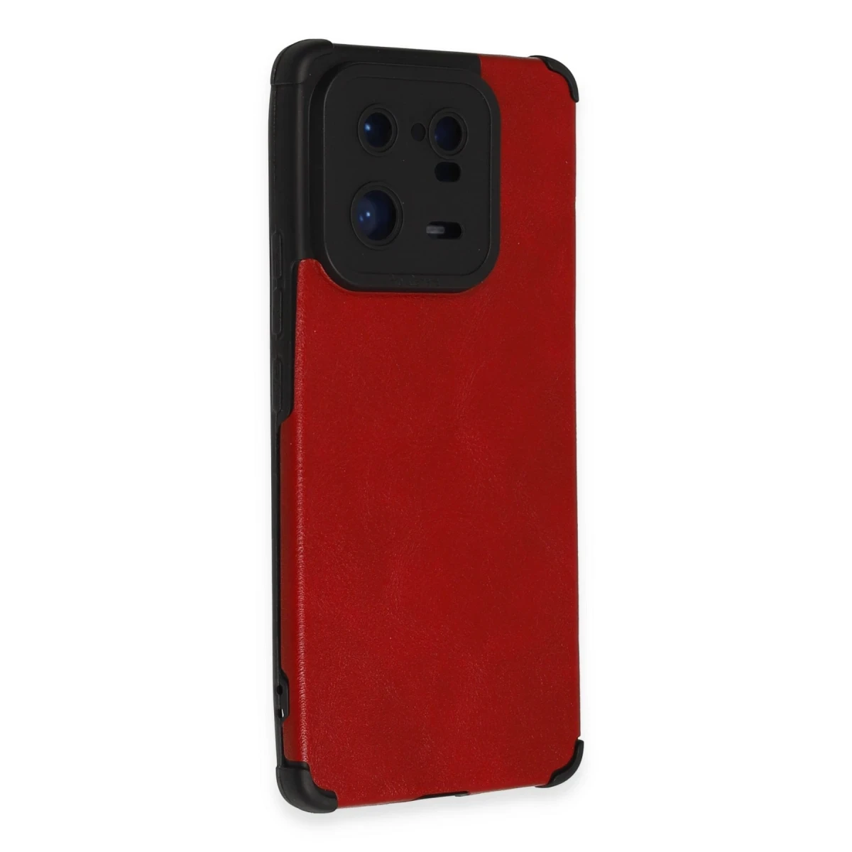 Newface Xiaomi Mi 13 Pro Kılıf Loop Deri Silikon - Kırmızı