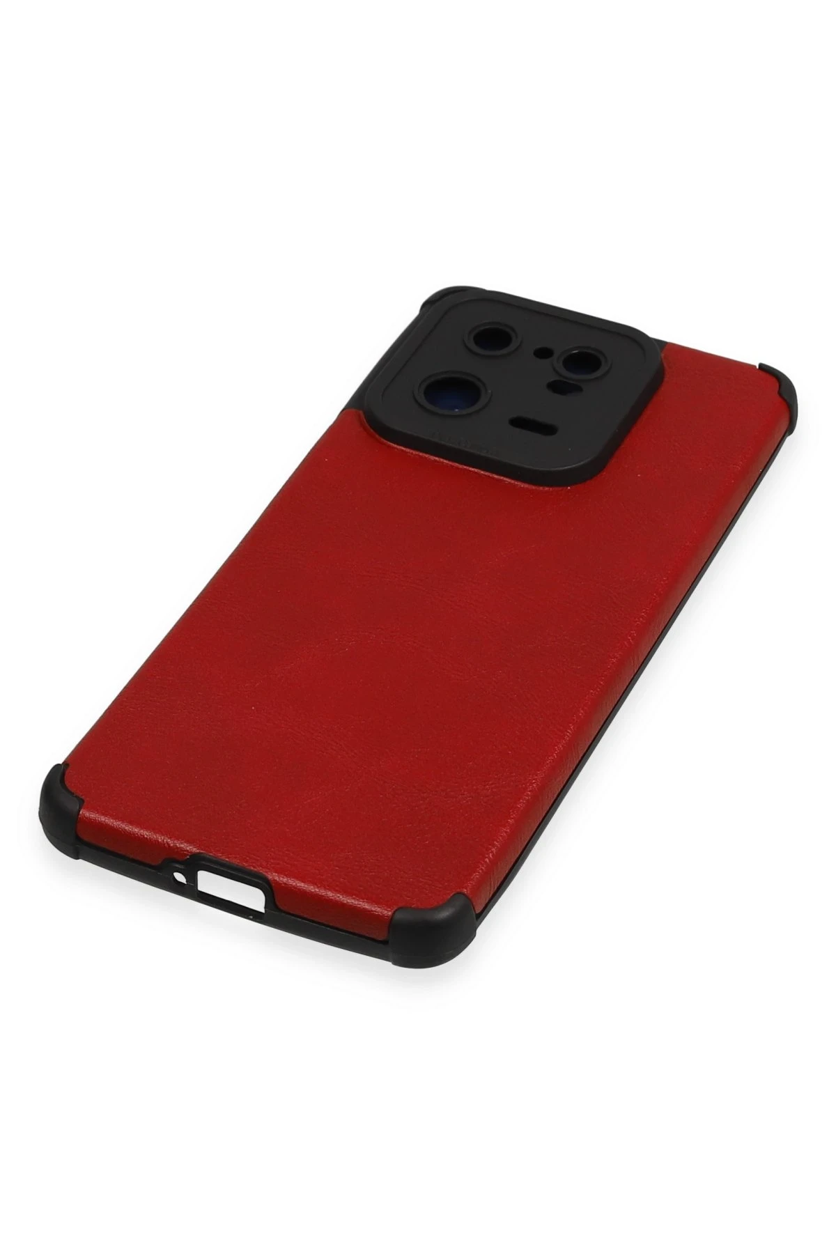 Newface Xiaomi Mi 13 Pro Kılıf Loop Deri Silikon - Kırmızı