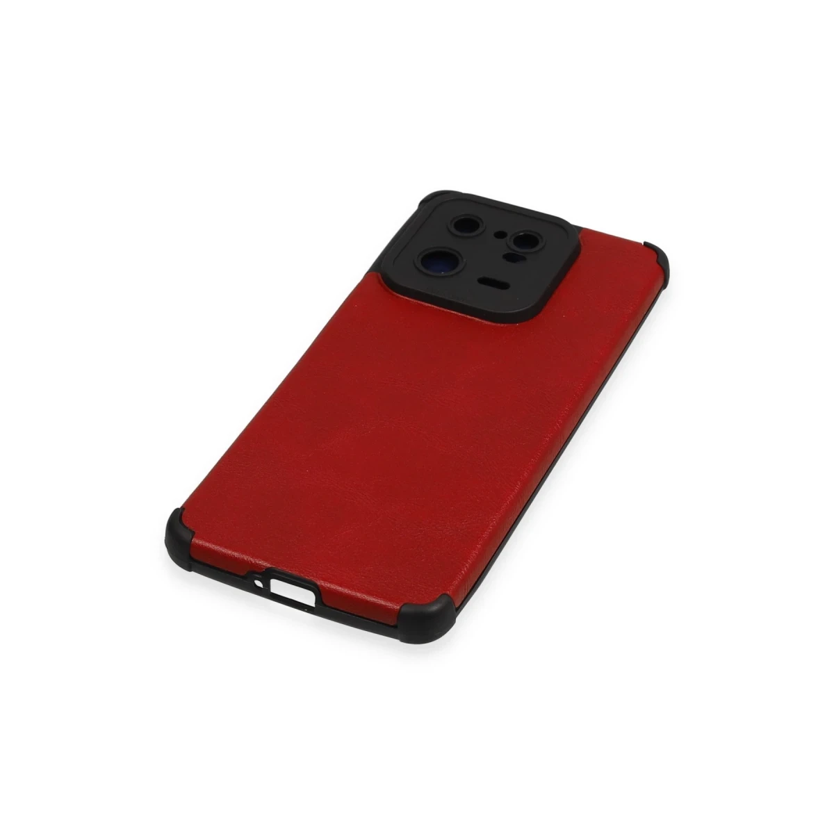 Newface Xiaomi Mi 13 Pro Kılıf Loop Deri Silikon - Kırmızı