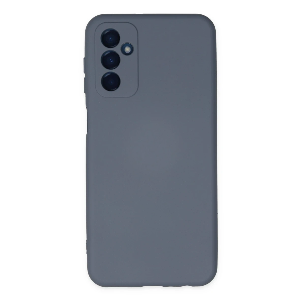 Newface Samsung Galaxy M23 Kılıf Nano içi Kadife Silikon - Gri