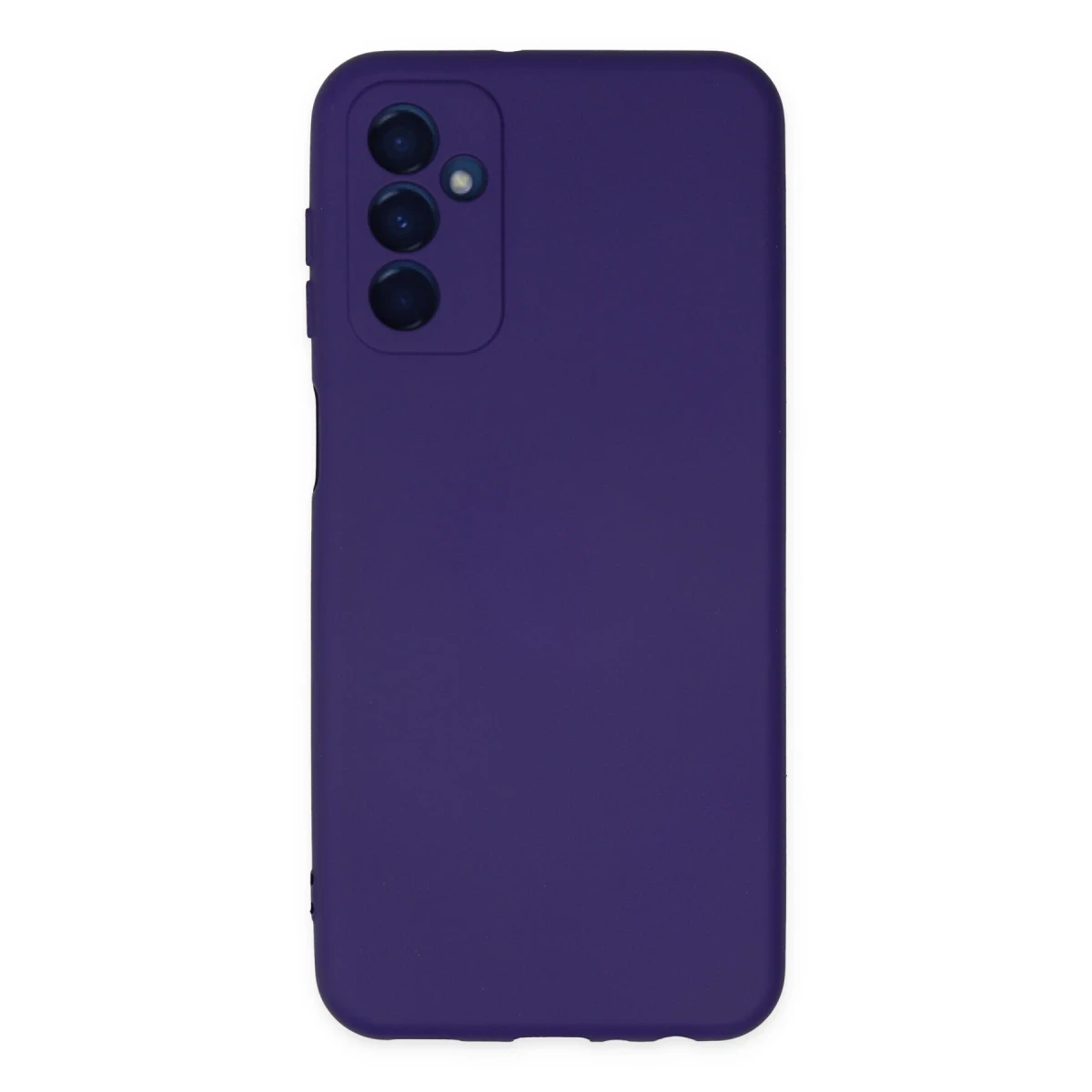 Newface Samsung Galaxy M23 Kılıf Nano içi Kadife Silikon - Mor