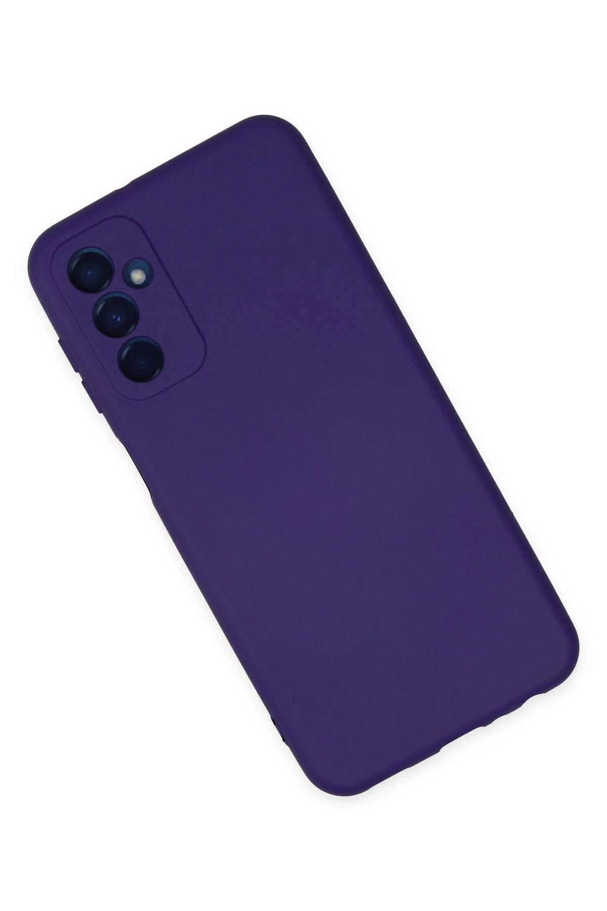 Newface Samsung Galaxy M23 Kılıf Nano içi Kadife Silikon - Mor