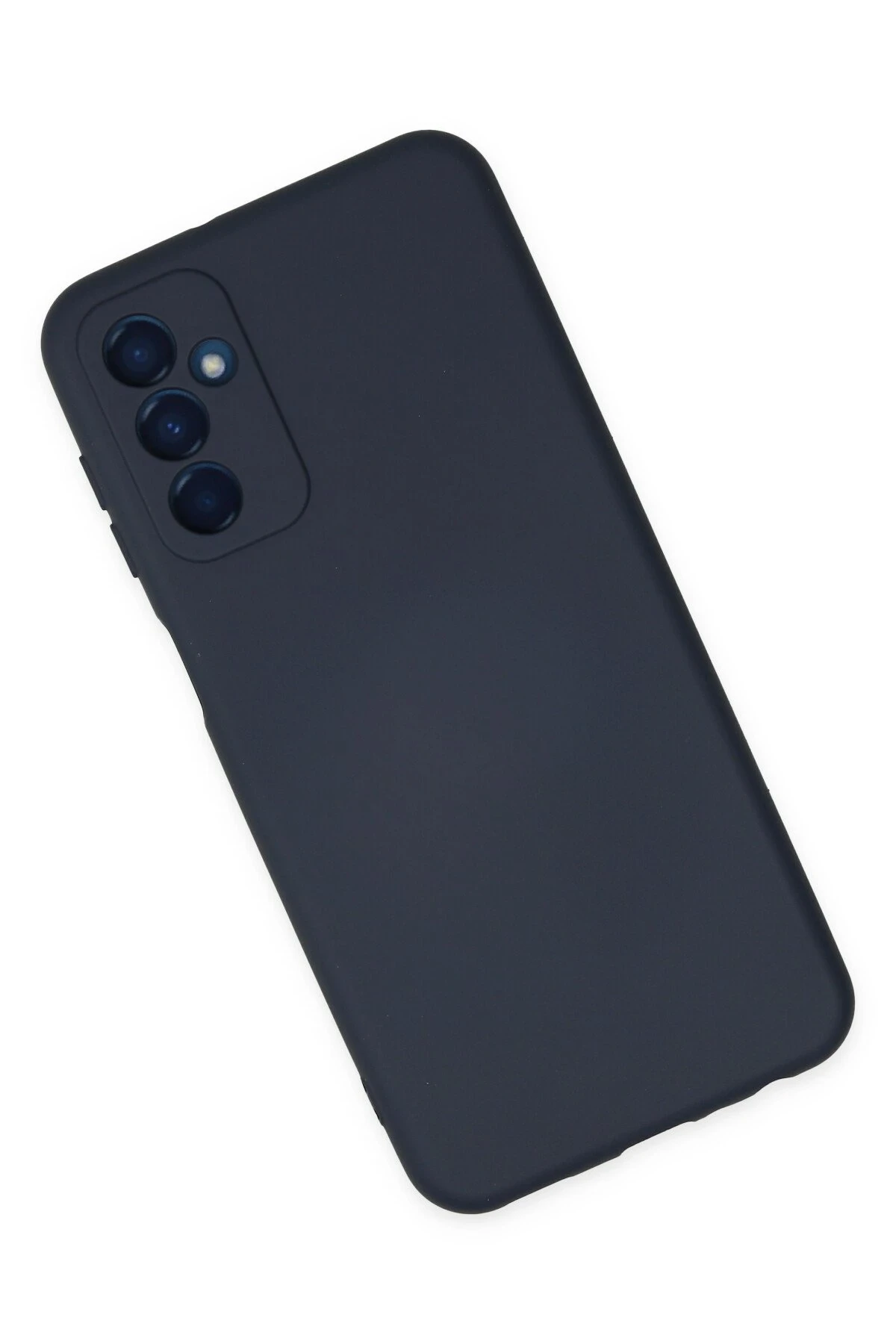 Newface Samsung Galaxy M23 Kılıf Nano içi Kadife Silikon - Lacivert